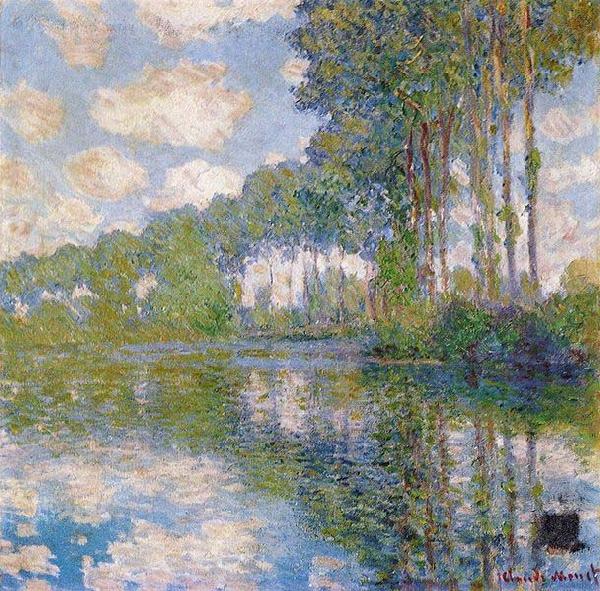 Claude Monet Pappeln on the Epte, Sweden oil painting art